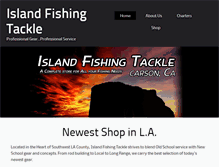 Tablet Screenshot of islandfishingtackle.com